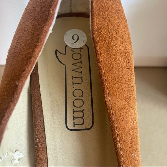 Town Shoes Size 9 Clunky Brown Shoes - Picture 4 of 12